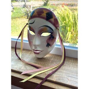Card Suits Clay Art About Face Mask Ceramic Wall Hanging Mask San Francisco READ